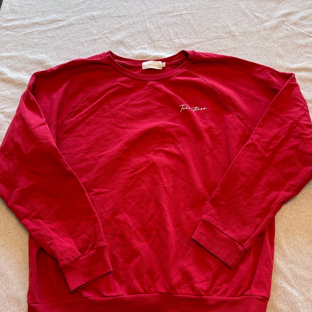 Red Talentless sweatshirt size XL